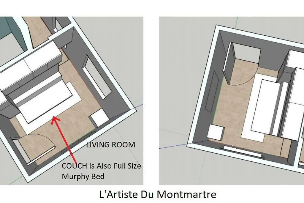 Artiste Du Montmartre Apartment *